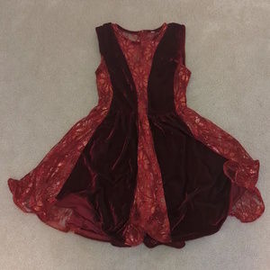 Red Velvet Dress